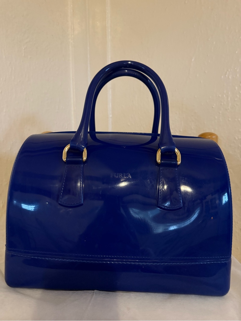 Furla Candy Bag Satchel in Deep Blue - Picture 5 of 12